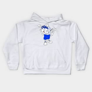 Mr. Sinmo (Julia style) blue Kids Hoodie